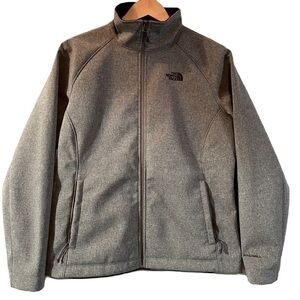 The North Face Grey Windfall Zip Up Jacket, Size Large, #433